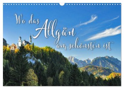 Cover-Bild zum Titel 'Wo das Allgäu am schönsten ist (Wandkalender 2026 DIN A3 quer), CALVENDO Monatskalender' von 'Reinhold Ratzer'