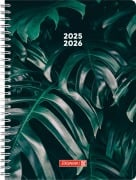 Cover-Bild zum Titel 'BRUNNEN Schülerkalender Style (2025/2026) "Monstera", 2 Seiten = 1 Woche, A5, 160 Seiten, PP-Umschlag, grün' von ''