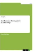 Cover-Bild zum Titel 'Erstellen eines Trainingsplans (Krafttraining)' von ''