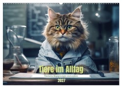 Cover-Bild zum Titel 'Tiere im Alltag (Wandkalender 2027 DIN A2 quer), CALVENDO Monatskalender' von 'Tim Schmidt'