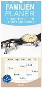 Familienplaner 2025 - Uhraufzieher ... und andere Mini-Welten mit 5 Spalten (Wandkalender, 21 x 45 cm) CALVENDO - Michael Bogumil