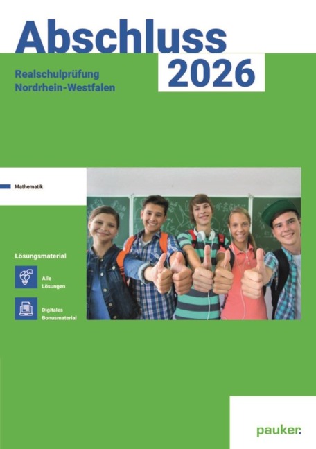 Abschluss 2026 - MSA Realschule NRW - Lösungsband - Mathe - 