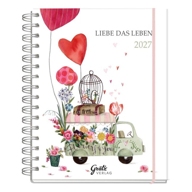 Taschenkalender Liebe das Leben 2027 - Silke Leffler