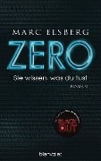 Cover-Bild zum Titel 'ZERO - Sie wissen, was du tust' von 'Marc Elsberg'