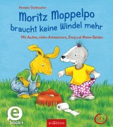 Cover-Bild zum Titel 'Moritz Moppelpo braucht keine Windel mehr (Enhanced E-Book)' von 'Hermien Stellmacher'