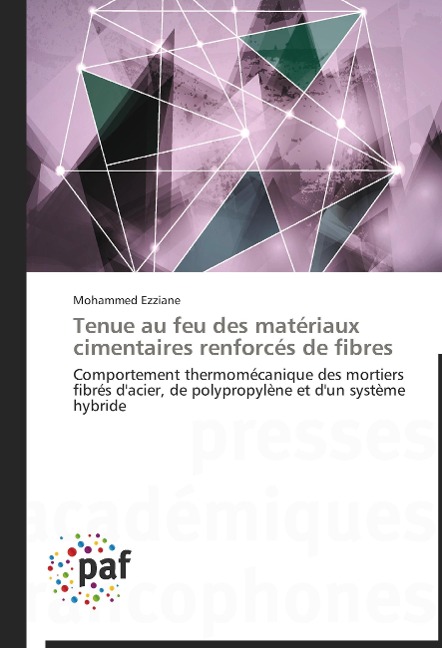 Tenue au feu des matériaux cimentaires renforcés de fibres - Mohammed Ezziane