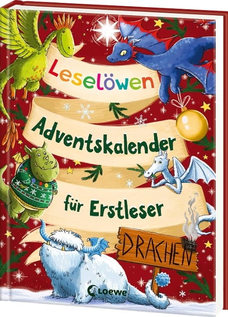 Leselöwen-Adventskalender für Erstleser - Drachen - Vanessa Walder, Ann-Katrin Heger, Amelie Benn, Stütze & Vorbach