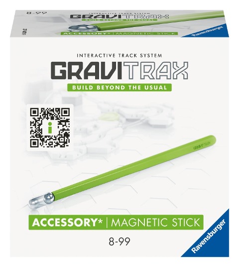 Ravensburger GraviTrax Accessory Magnetic Stick - Ideales Zubehör für spektakuläre Kugelbahnen, Konstruktionsspielzeug für Kinder ab 8 Jahren - 