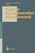 Cover-Bild zum Titel 'Beiträge zur angewandten Mikroökonomik' von ''