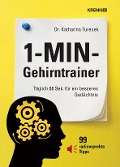 Cover-Bild zum Titel '1-MIN-Gehirntrainer' von 'Katharina Turecek'