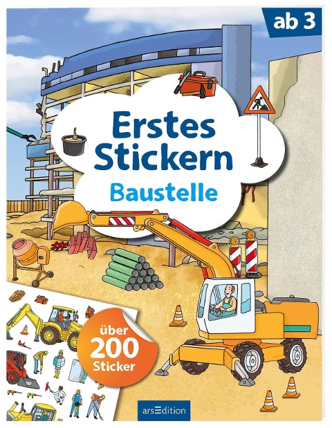 Erstes Stickern Baustelle - 