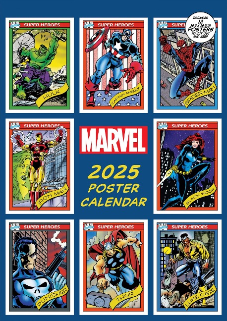 Marvel 2025 Wandkalender 30 x 42 cm - 