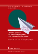 Cover-Bild zum Titel '"Leichte Sprache" im Spiegel theoretischer und angewandter Forschung' von ''