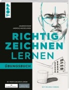 Cover-Bild zum Titel 'Richtig zeichnen lernen. Übungsbuch' von 'Andreas Modzelewski'