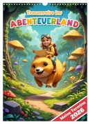 Traumreise ins Abenteuerland - Planer für Kinder (Wandkalender 2026 DIN A3 hoch), CALVENDO Monatskalender - Sebastian Lüdke
