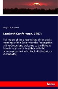 Cover-Bild zum Titel 'Lambeth Conference, 1897:' von 'Hugh Thompson'