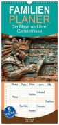 Cover-Bild zum Titel 'Familienplaner 2027 - Die Maya und ihre Geheimnisse mit 5 Spalten (Wandkalender, 21 x 45 cm) CALVENDO' von 'Sabine Löwer'