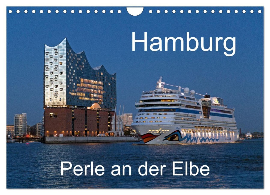 Hamburg - Perle an der Elbe (Wandkalender 2026 DIN A4 quer), CALVENDO Monatskalender - Siegfried Kuttig