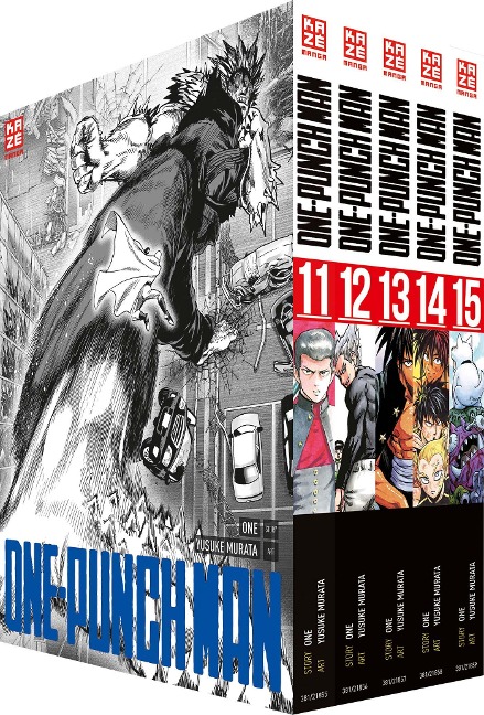 ONE-PUNCH MAN - Box mit Band 11-15 - Yusuke Murata, One