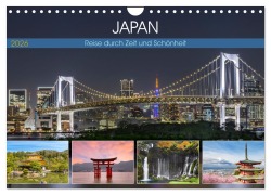 Cover-Bild zum Titel 'JAPAN Reise durch Zeit und Schönheit (Wandkalender 2026 DIN A4 quer), CALVENDO Monatskalender' von 'Melanie Viola'