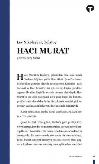 Haci Murat - Lev Nikolayevic Tolstoy
