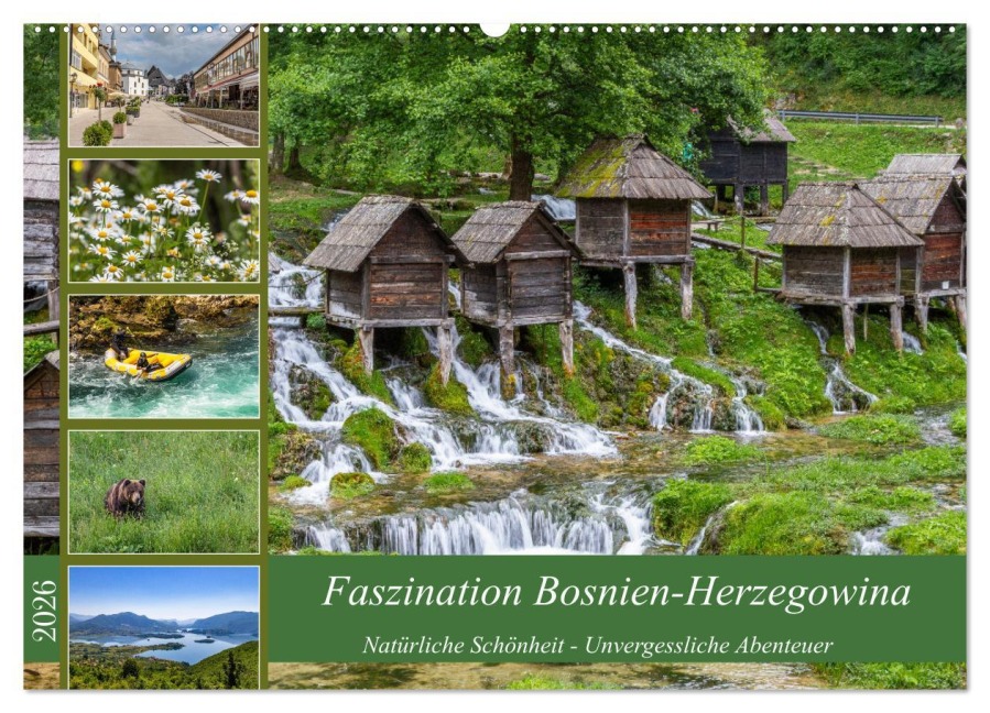 Faszination Bosnien-Herzegowina (Wandkalender 2026 DIN A2 quer), CALVENDO Monatskalender - Ursula Di Chito