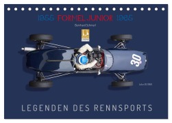 Cover-Bild zum Titel 'Legenden des Rennsports - Formel Junior 1955-1965 (Tischkalender 2026 DIN A5 quer), CALVENDO Monatskalender' von 'Bernhard Schmerl'