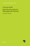 Cover-Bild zum Titel 'Rede über die praktische Philosophie der Chinesen' von 'Christian Wolff'