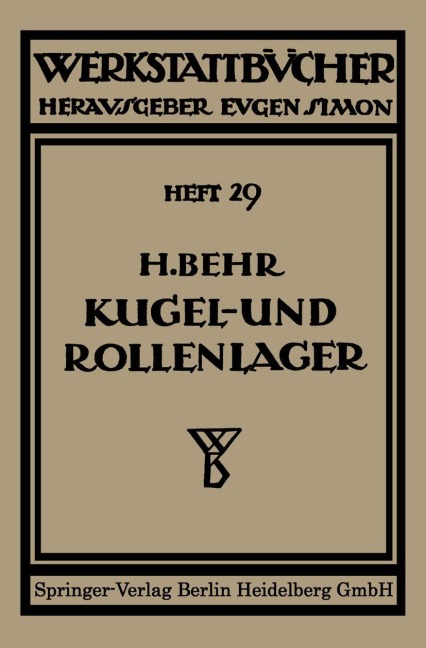 Kugel- und Rollenlager (Wälzlager) - Heinrich Behm