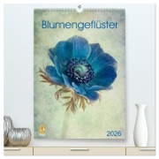 Cover-Bild zum Titel 'Blumengeflüster (hochwertiger Premium Wandkalender 2026 DIN A2 hoch), Kunstdruck in Hochglanz' von 'Claudia Möckel Lucy L!u'