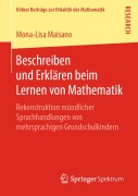 Cover-Bild zum Titel 'Beschreiben und Erklären beim Lernen von Mathematik' von 'Mona-Lisa Maisano'