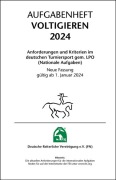 Cover-Bild zum Titel 'Aufgabenheft - Voltigieren 2024' von 'Deutsche Reiterliche Vereinigung E. V. (Fn)'