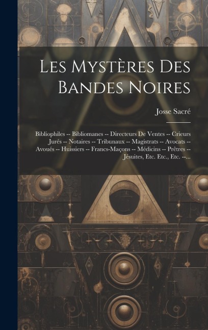 Les Mystères Des Bandes Noires: Bibliophiles -- Bibliomanes -- Directeurs De Ventes -- Crieurs Jurés -- Notaires -- Tribunaux -- Magistrats -- Avocats - Josse Sacré
