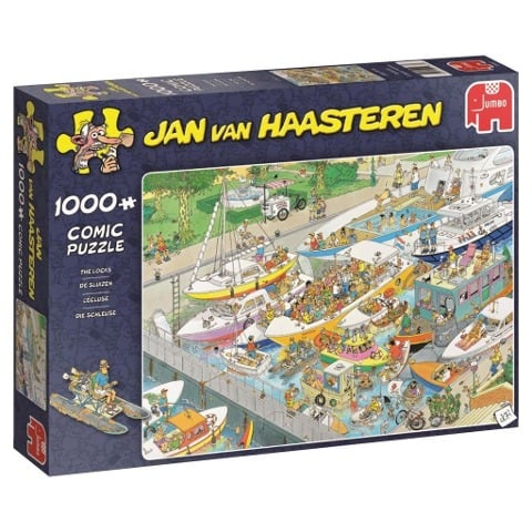 Jan van Haasteren - Die Schleuse - 1000 Teile Puzzle - 