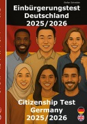 Cover-Bild zum Titel 'Einbürgerungstest Deutschland 2025/2026' von 'Stefan Schneider'