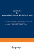 Cover-Bild zum Titel 'Ergebnisse der inneren Medizin und Kinderheilkunde' von 'L. Langstein, Erich Meyer, A. Schittenhelm, Th. Brugsch'