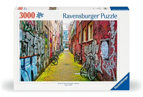 Erwachsenenpuzzle 3000 Teile - Street Art in Amsterdam - 