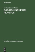 Cover-Bild zum Titel 'Das Komische bei Plautus' von 'Gudrun Sander-Pieper'