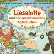 Cover-Bild zum Titel 'Lieselotte und der verschwundene Apfelkuchen - Hörbücher von Kuh Lieselotte' von 'Bananafishbones, Alexander Steffensmeier'