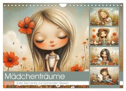 Cover-Bild zum Titel 'Mädchenträume. Süße Momente auf blühenden Wiesen (Wandkalender 2026 DIN A4 quer), CALVENDO Monatskalender' von 'Rose Hurley'