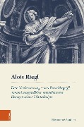 Cover-Bild zum Titel 'Alois Riegl' von 'Eleonora Gaudieri'