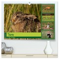 Tiere in der Feldmark (hochwertiger Premium Wandkalender 2025 DIN A2 quer), Kunstdruck in Hochglanz - Winfried Erlwein
