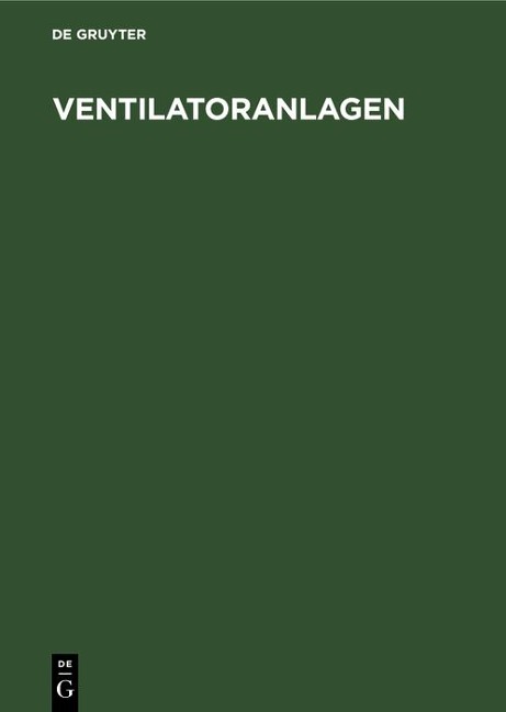 Ventilatoranlagen - 