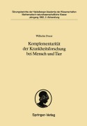 Cover-Bild zum Titel 'Komplementarität der Krankheitsforschung bei Mensch und Tier' von 'Wilhelm Doerr'