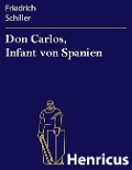 Cover-Bild zum Titel 'Don Carlos, Infant von Spanien' von 'Friedrich Schiller'