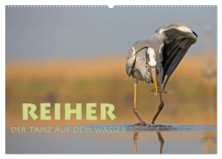 Cover-Bild zum Titel 'Reiher - Der Tanz auf dem Wasser (Wandkalender 2026 DIN A2 quer), CALVENDO Monatskalender' von 'Stephan Peyer'