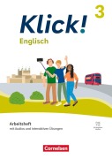 Cover-Bild zum Titel 'Klick! Band 3: 7. Schuljahr- Englisch - Ausgabe ab 2023 - Arbeitsheft Audios und interaktiven Übungen' von 'Petra Spengler, Christine Maxwell'