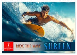 Surfen - Ride the Wave (Wandkalender 2026 DIN A2 quer), CALVENDO Monatskalender - Peter Roder