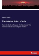 Cover-Bild zum Titel 'The Analytical History of India' von 'Robert Sewell'