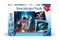 Cover-Bild zum Titel 'Kinderpuzzle 3x49 Teile - Abenteuer Weltraum' von ''